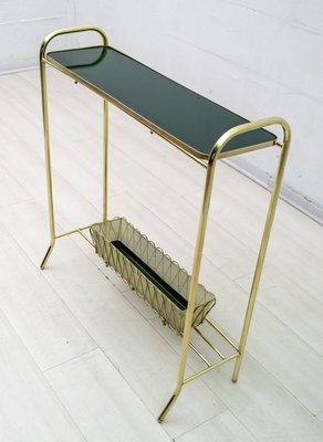 Brass Side Table or Planter by Gio Ponti for Casa e Giardino, 1940s-FER-809209