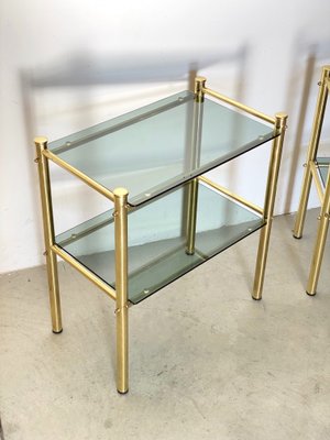 Brass Side Tables, 1980s, Set of 2-NPC-1180536