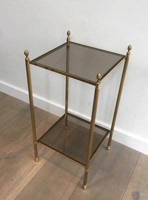 Brass Side Tables from Maison Jansen, Set of 2-BA-1365502