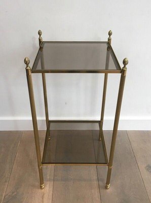 Brass Side Tables from Maison Jansen, Set of 2-BA-1365502