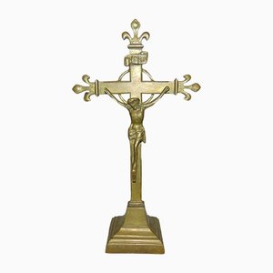 Brass Standing Cross-CAQ-1320240