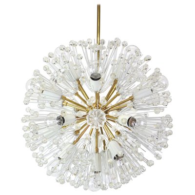 Brass Starburst Chandelier by Emil Stejnar for Rupert Nikoll, Austria, 1960s-UGR-1086005