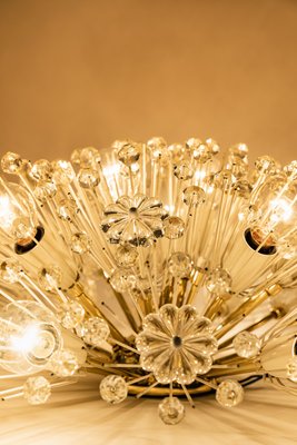 Brass Starburst Chandelier by Emil Stejnar for Rupert Nikoll, Austria, 1960s-UGR-1096525