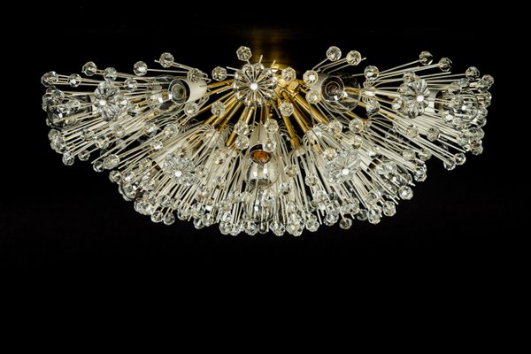 Brass Starburst Chandelier by Emil Stejnar for Rupert Nikoll, Austria, 1960s-UGR-1096525