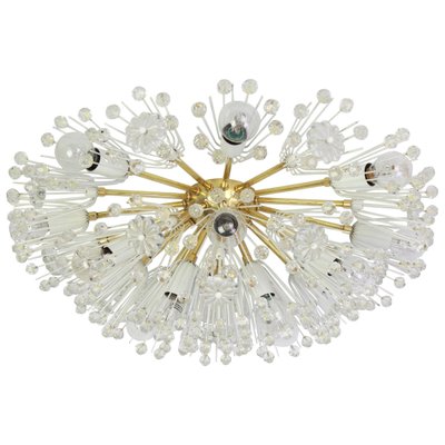 Brass Starburst Chandelier by Emil Stejnar for Rupert Nikoll, Austria, 1960s-UGR-1096525