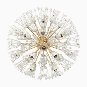 Brass Starburst Chandelier by Emil Stejnar for Rupert Nikoll, Austria, 1960s-UGR-1096525