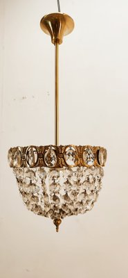 Brass Suspension Light with Crystals-QLH-1799242