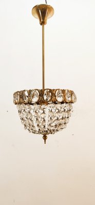 Brass Suspension Light with Crystals-QLH-1799242