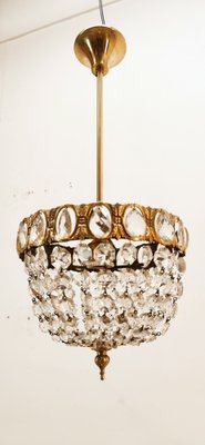 Brass Suspension Light with Crystals-QLH-1799242