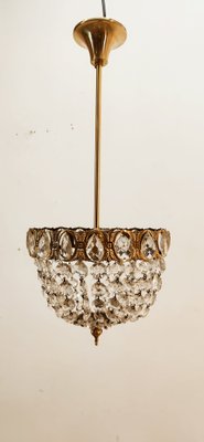 Brass Suspension Light with Crystals-QLH-1799242