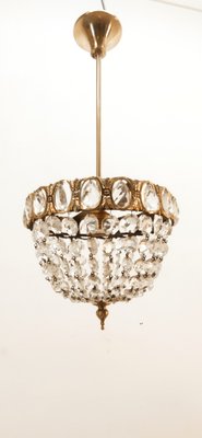 Brass Suspension Light with Crystals-QLH-1799242