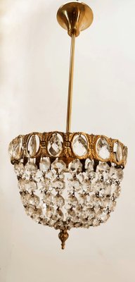 Brass Suspension Light with Crystals-QLH-1799242