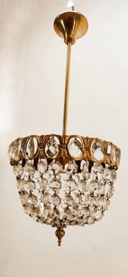 Brass Suspension Light with Crystals-QLH-1799242