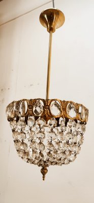 Brass Suspension Light with Crystals-QLH-1799242