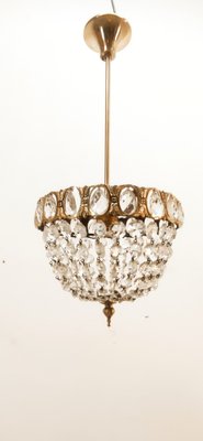 Brass Suspension Light with Crystals-QLH-1799242