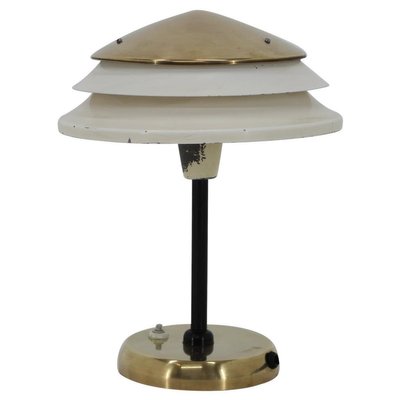 Brass Table Lamp from Zukov, 1950s-TZ-848572