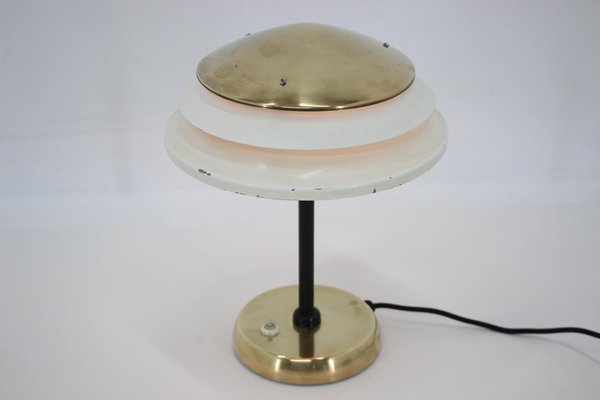 Brass Table Lamp from Zukov, 1950s-TZ-848572