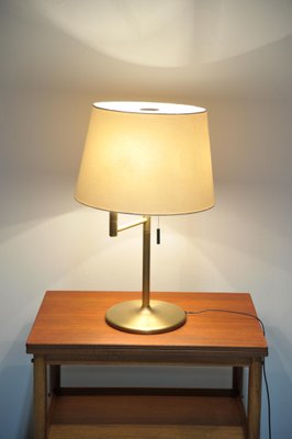 Brass Table Lamp with a Swivel Arm-ZE-981881