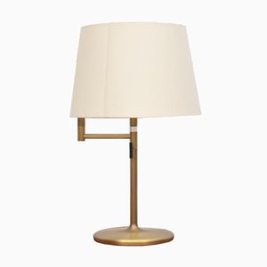 Brass Table Lamp with a Swivel Arm-ZE-981881