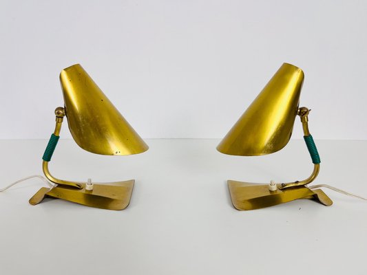 Brass Table Lamps from Stilnovo, 1960s, Set of 2-PUK-1416521