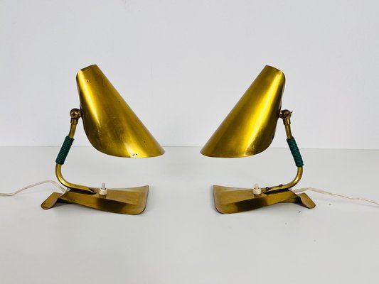 Brass Table Lamps from Stilnovo, 1960s, Set of 2-PUK-1416521