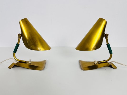 Brass Table Lamps from Stilnovo, 1960s, Set of 2-PUK-1416521