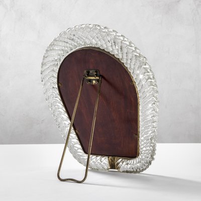 Brass Table Mirror by Barovier & Toso, 1950s-FWM-1313280