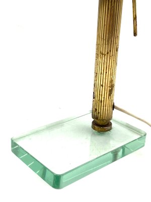 Brass Table or Desk Lamp by Pietro Chiesa for Fontana Arte, 1940s-TXN-1057981