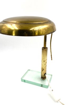 Brass Table or Desk Lamp by Pietro Chiesa for Fontana Arte, 1940s-TXN-1057981