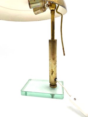 Brass Table or Desk Lamp by Pietro Chiesa for Fontana Arte, 1940s-TXN-1057981