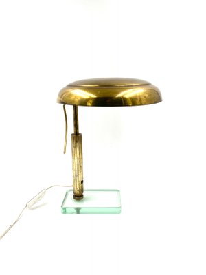 Brass Table or Desk Lamp by Pietro Chiesa for Fontana Arte, 1940s-TXN-1057981