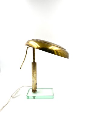 Brass Table or Desk Lamp by Pietro Chiesa for Fontana Arte, 1940s-TXN-1057981