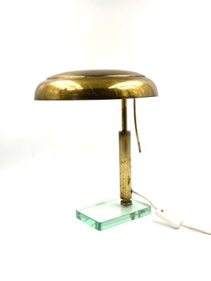 Brass Table or Desk Lamp by Pietro Chiesa for Fontana Arte, 1940s-TXN-1057981