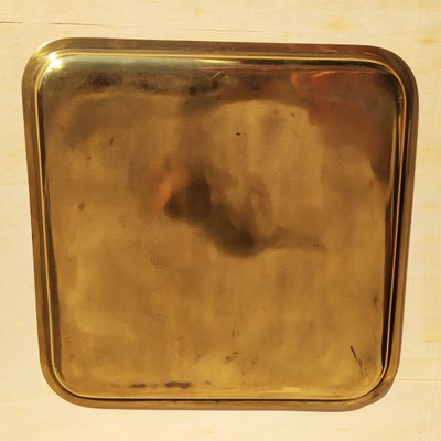 Brass Tray by Karl Hagenauer, 1930s-EI-862076