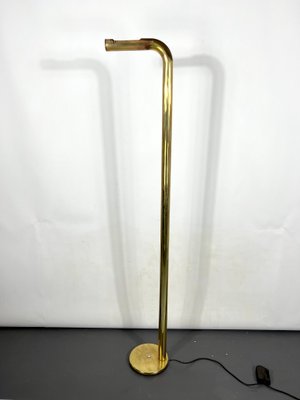 Brass Tube Floor Lamp, Italy, 1970s-OT-1298497