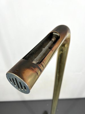 Brass Tube Floor Lamp, Italy, 1970s-OT-1298497