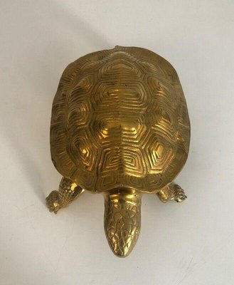 Brass Turtle Sculpture-BA-1365494