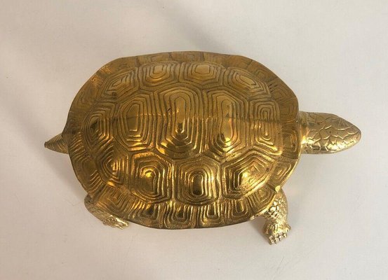 Brass Turtle Sculpture-BA-1365494