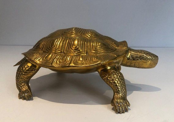 Brass Turtle Sculpture-BA-1365494