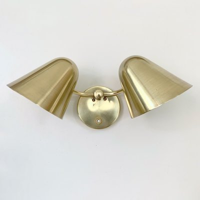 Brass Two Lights Sconce by Jacques Biny, 1950-EW-2028340