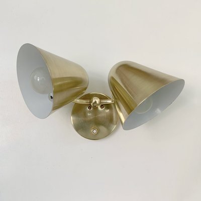 Brass Two Lights Sconce by Jacques Biny, 1950-EW-2028340