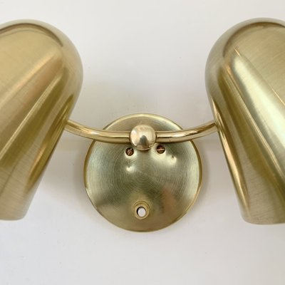 Brass Two Lights Sconce by Jacques Biny, 1950-EW-2028340