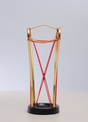 Brass Umbrella Stand, Austria, 1950-GCG-1141012