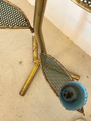 Brass Vase Holder Stand, 1950s-NPC-1285416