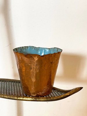 Brass Vase Holder Stand, 1950s-NPC-1285416