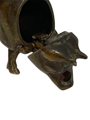 Brass Vesta Match Case in the Shape of a Pig-UCH-1224202