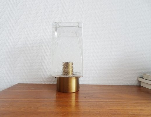 Brass Wall Lamp from Glashütte Limburg, Germany, 1970s-BLG-1766197