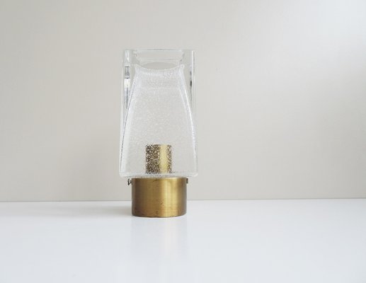 Brass Wall Lamp from Glashütte Limburg, Germany, 1970s-BLG-1766197