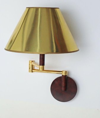 Brass Wall Lamp in style of Aldo Tura-ESB-1376796