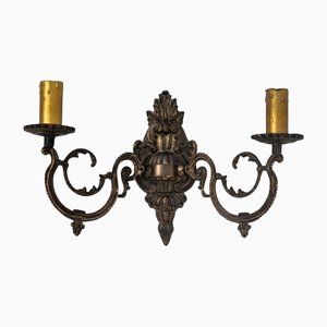 Brass Wall Lamp, Poland, 1950s-BXB-1305963